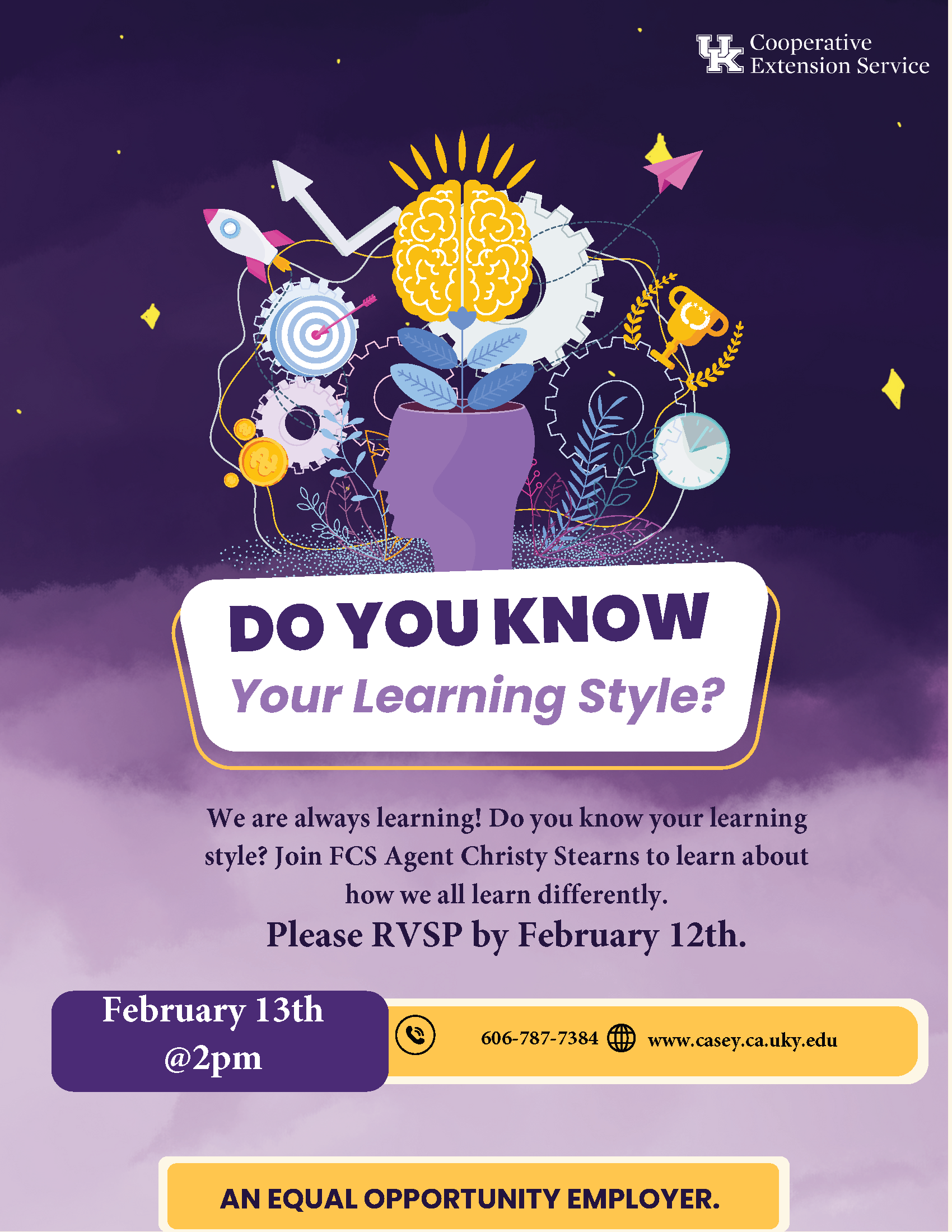 Learning Styles flyer